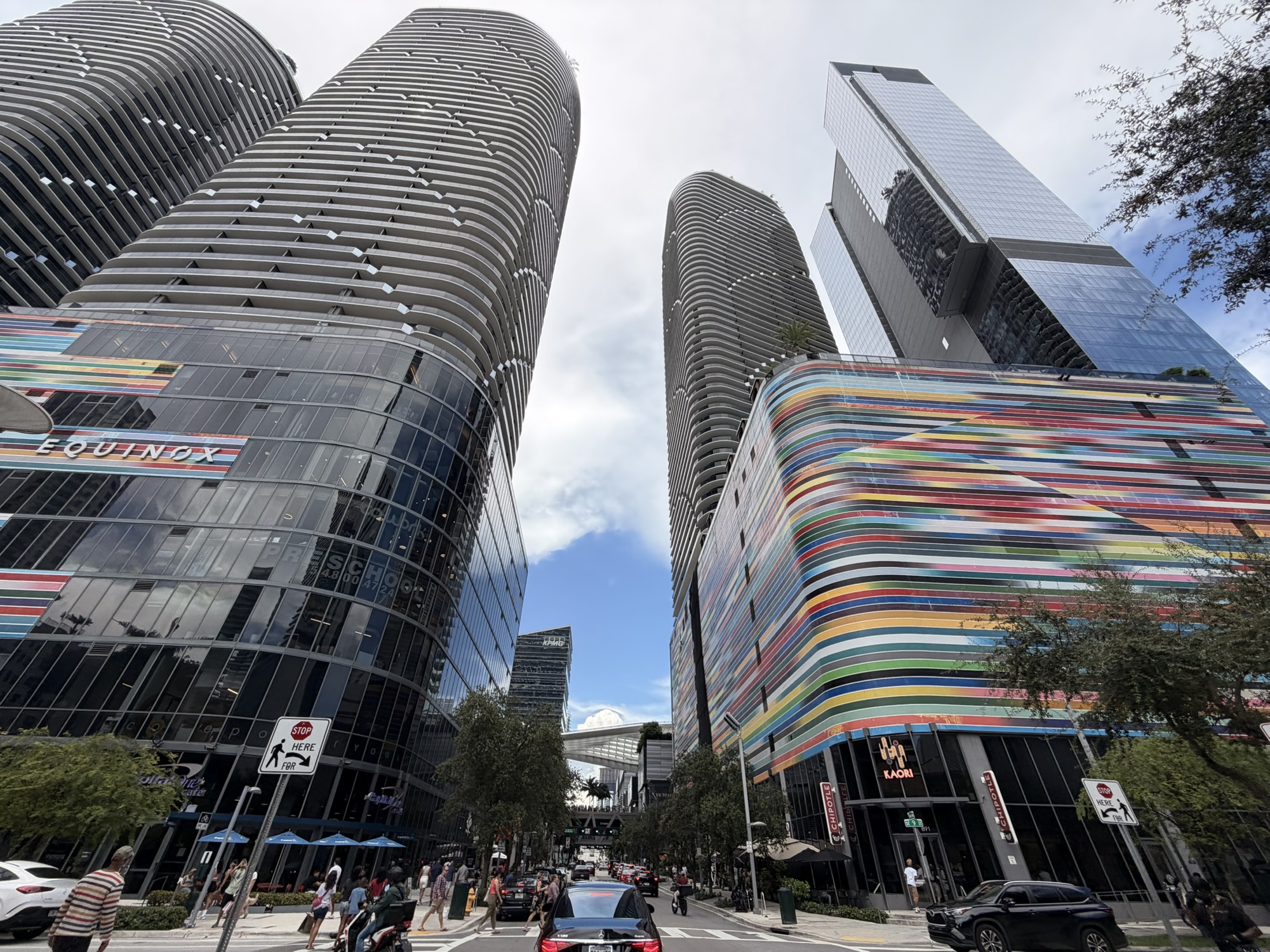 Área urbana de Brickell em Miami